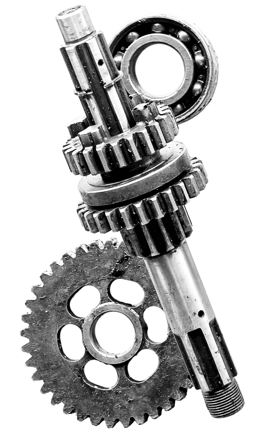 Gears and ball bearings